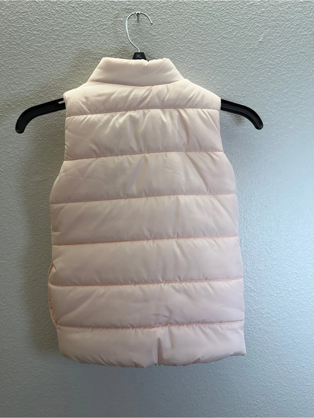 Puma Girls Light Pink Quilted Puffer Vest